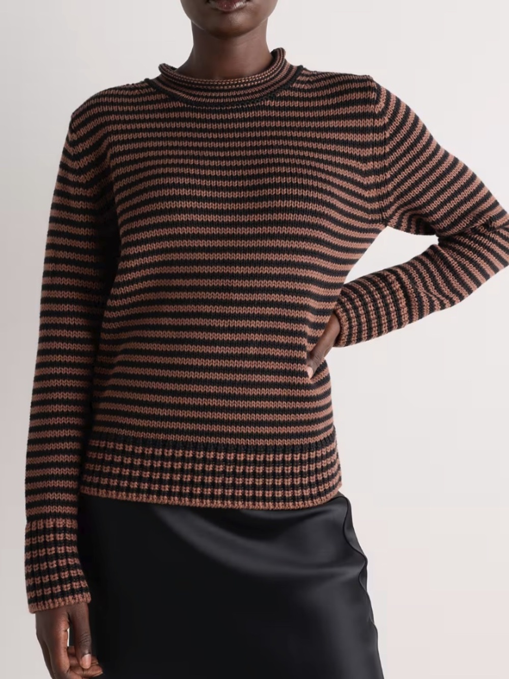 100% Organic Cotton Roll Neck Sweater
